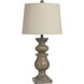 Darcy 30.25 inch 150 watt Faux Wood Table Lamp Portable Light