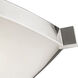 Linea 4 Light 19.75 inch Chrome Flush Mount Ceiling Light