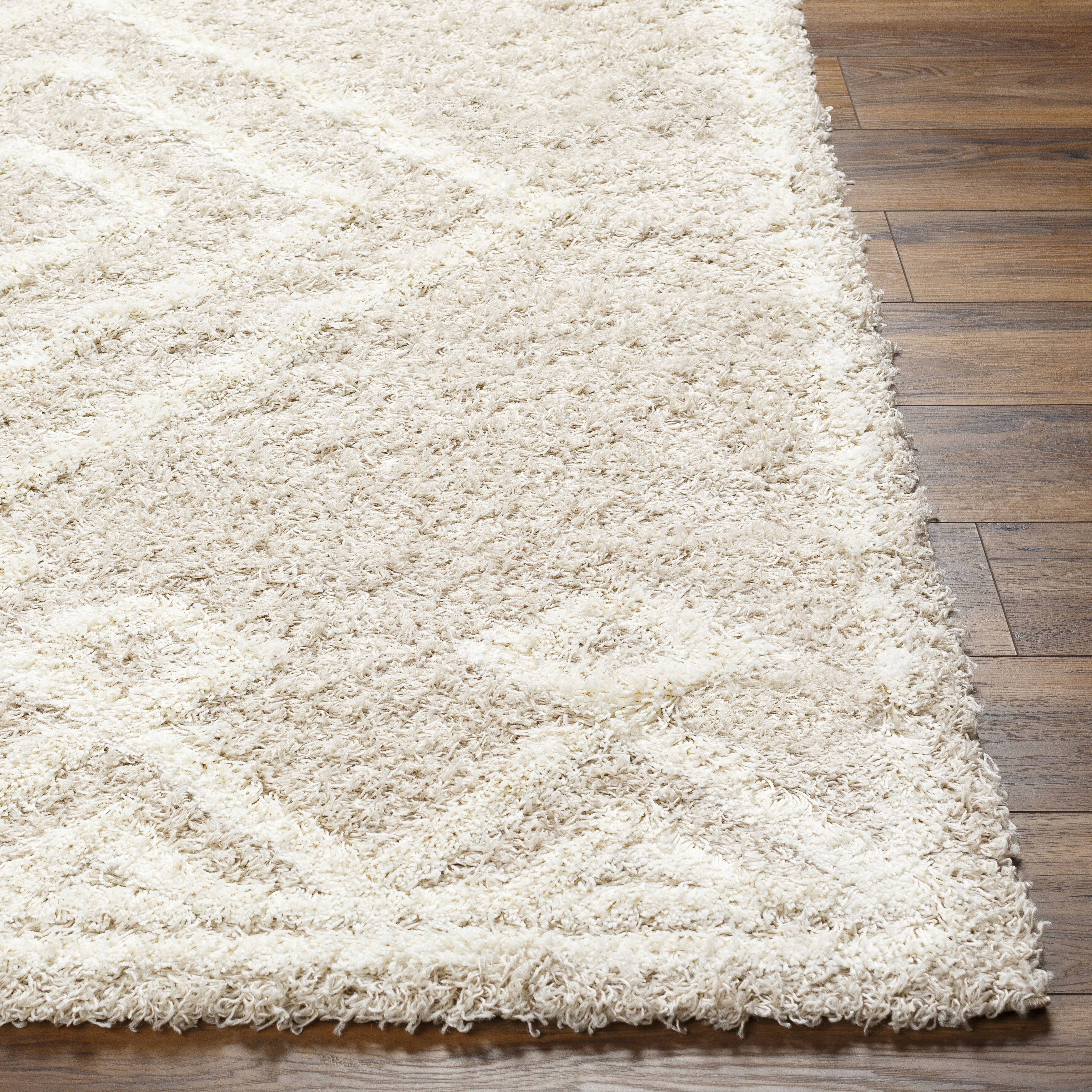 Urban Shag 114 X 79 inch Light Beige Rug, Rectangle
