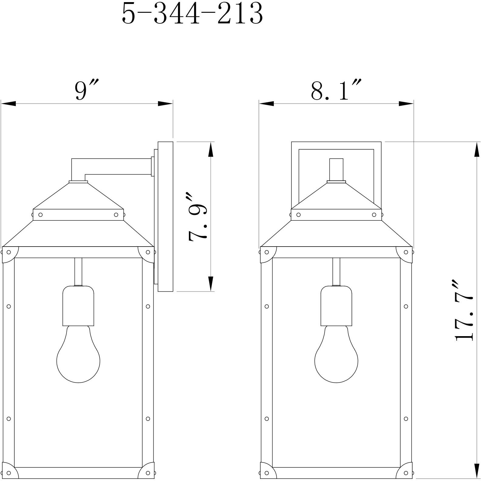 Brennan Outdoor Wall Lantern