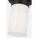 Drew & Jonathan Archer 1 Light 4 inch Midnight Black Flush Mount Ceiling Light in LED