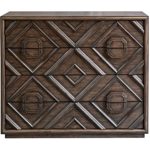 Mindra Deep Walnut Drawer Chest