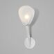 Allisio 1 Light 6.25 inch Textured White Wall Sconce Wall Light