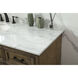 Americana 60 X 21.5 X 35 inch Driftwood Vanity Sink Set in Dark Walnut