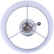 Flint 23 inch 60.00 watt White Table Lamp Portable Light