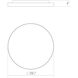Pi LED 30 inch Satin White Flush Mount Ceiling Light