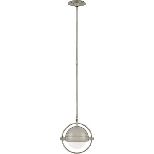 Thomas O'Brien Decca 1 Light 11.75 inch Antique Nickel Orbital Pendant Ceiling Light, Small