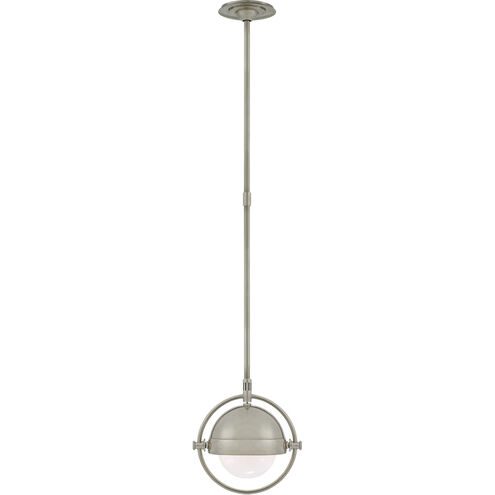 Thomas O'Brien Decca 1 Light 11.75 inch Antique Nickel Orbital Pendant Ceiling Light, Small