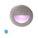 Tyler 120 3.8 watt Brushed Nickel Step and Wall Lighting in Blue, WAC Lighting