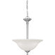 Riva 3 Light 16 inch Brushed Nickel Pendant Ceiling Light