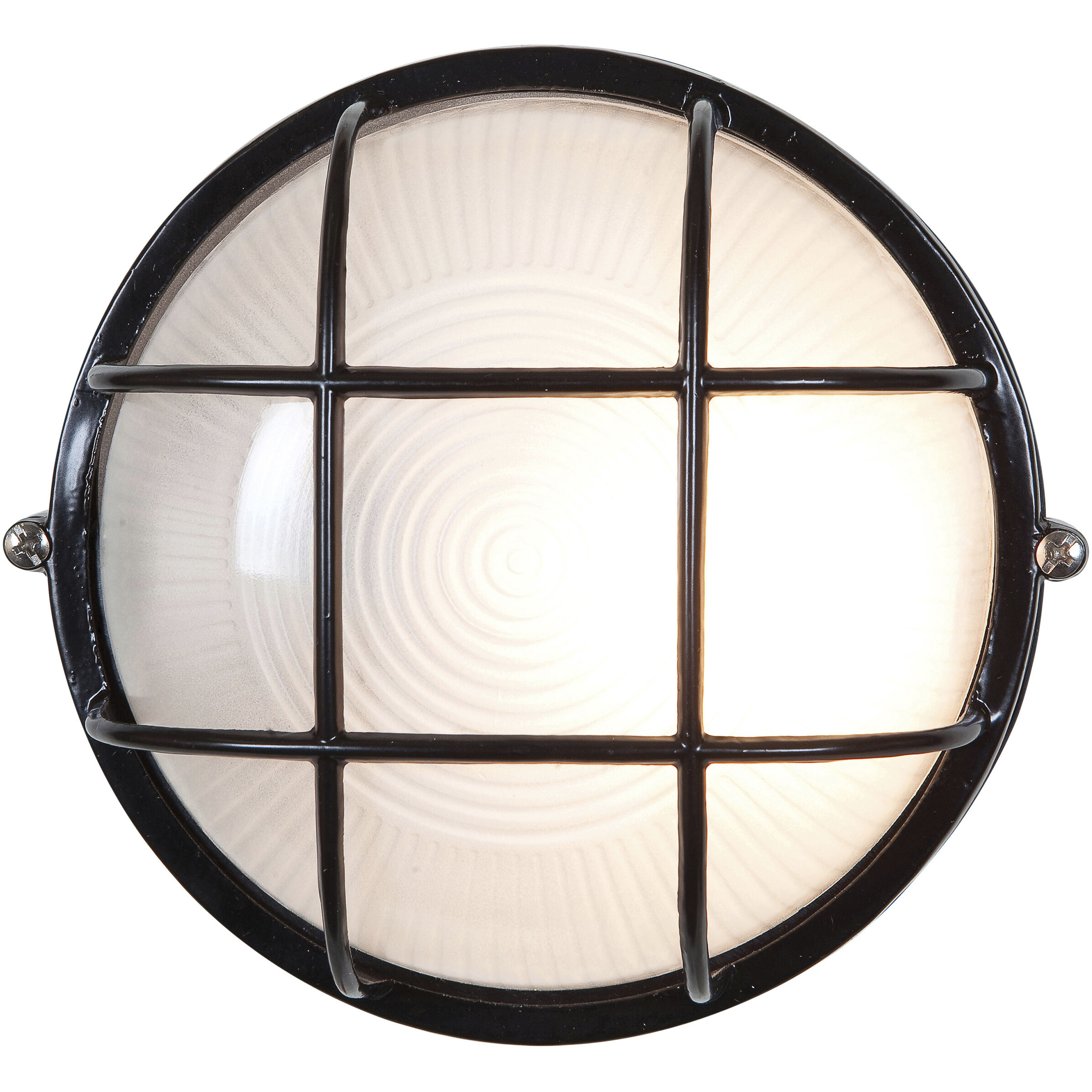 Nauticus 1 Light Black Outdoor Wall Sconce in Incandescent