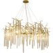 CC Series 12 Light 39.37 inch Brass Chandelier Ceiling Light