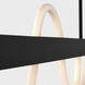 Sean Lavin Uneri LED 62 inch Nightshade Black Linear Chandelier Ceiling Light