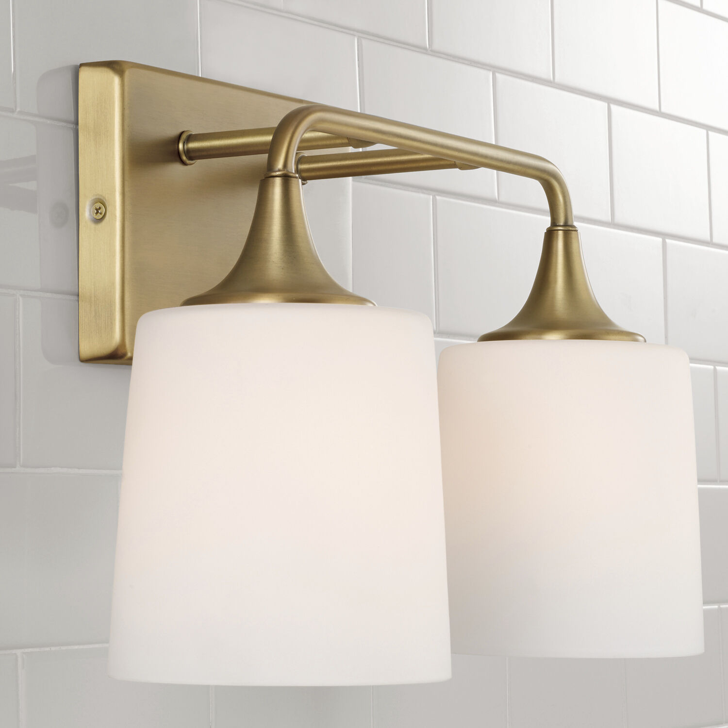 Presley 2 Light 16 inch Aged Brass Vanity Light Wall Light