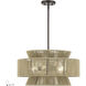 Florell 5 Light 22 inch English Bronze Pendant Chandelier Ceiling Light