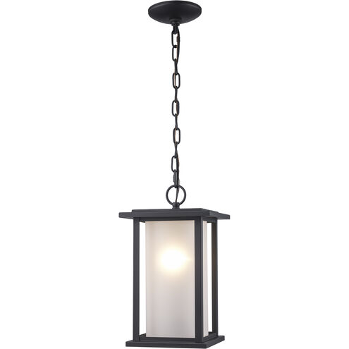 Shaakar 1 Light 8 inch Black Outdoor Hanging Lantern