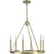 Martin 6 Light 24 inch Bronze Chandelier Ceiling Light