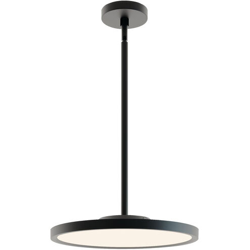 Edge 1 Light 15.68 inch Black Pendant Ceiling Light
