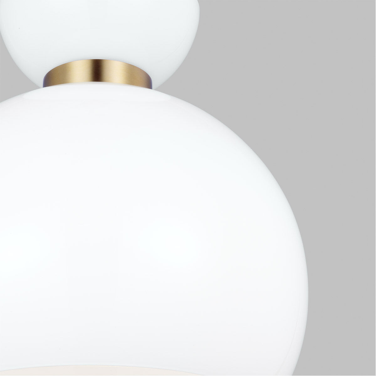 kate spade new york Londyn 1 Light 16 inch Burnished Brass with Milk White Glass Pendant Ceiling Light