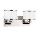 Basking Ridge 2 Light 14.25 inch Polished Nickel Bath and Vanity Wall Light