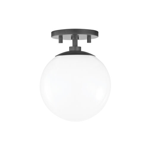 Stella 1 Light 7 inch Old Bronze Semi Flush Ceiling Light