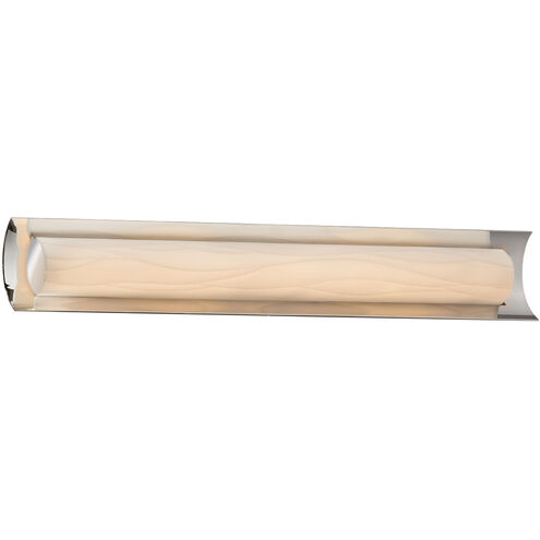 Porcelina LED 30 inch Polished Chrome Vanity Light Wall Light