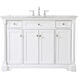 Clarence 48 X 22 X 35 inch White Vanity Sink Set