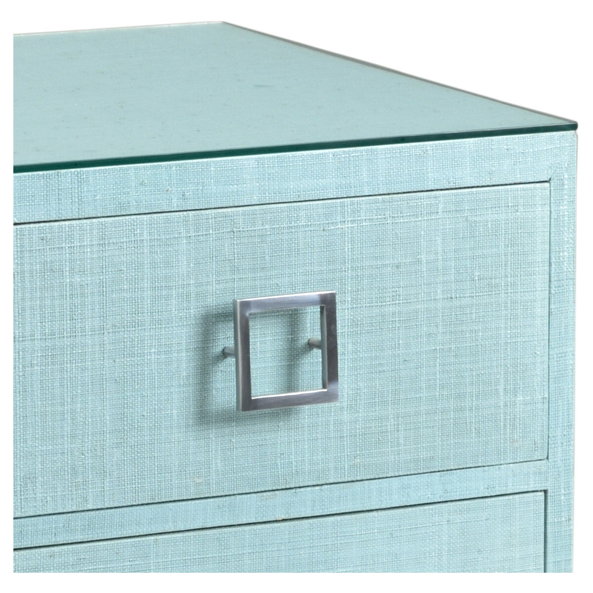 Wildwood Yarmouth Blue/Clear/Brushed Nickel Chest