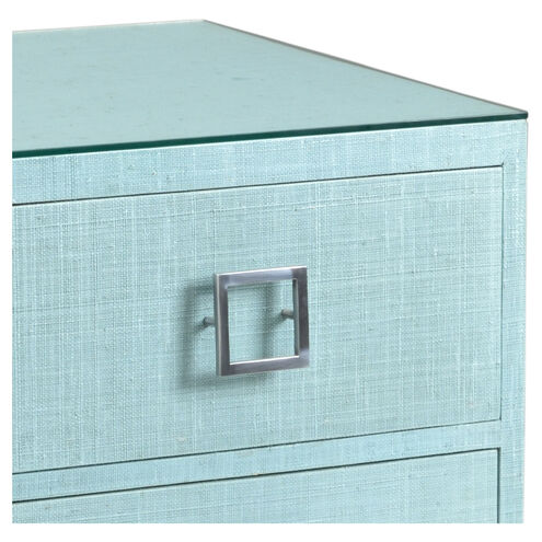 Wildwood Yarmouth Blue/Clear/Brushed Nickel Chest