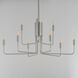 Abner 9 Light 32 inch Satin Nickel Chandelier Ceiling Light