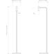 Enna 46.85 inch Matte Gold Interior Floor Light Portable Light