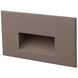 WAC 120V Step Light LED 1.5 inch Bronze ADA Step and Wall Light in Amber, WAC Lighting