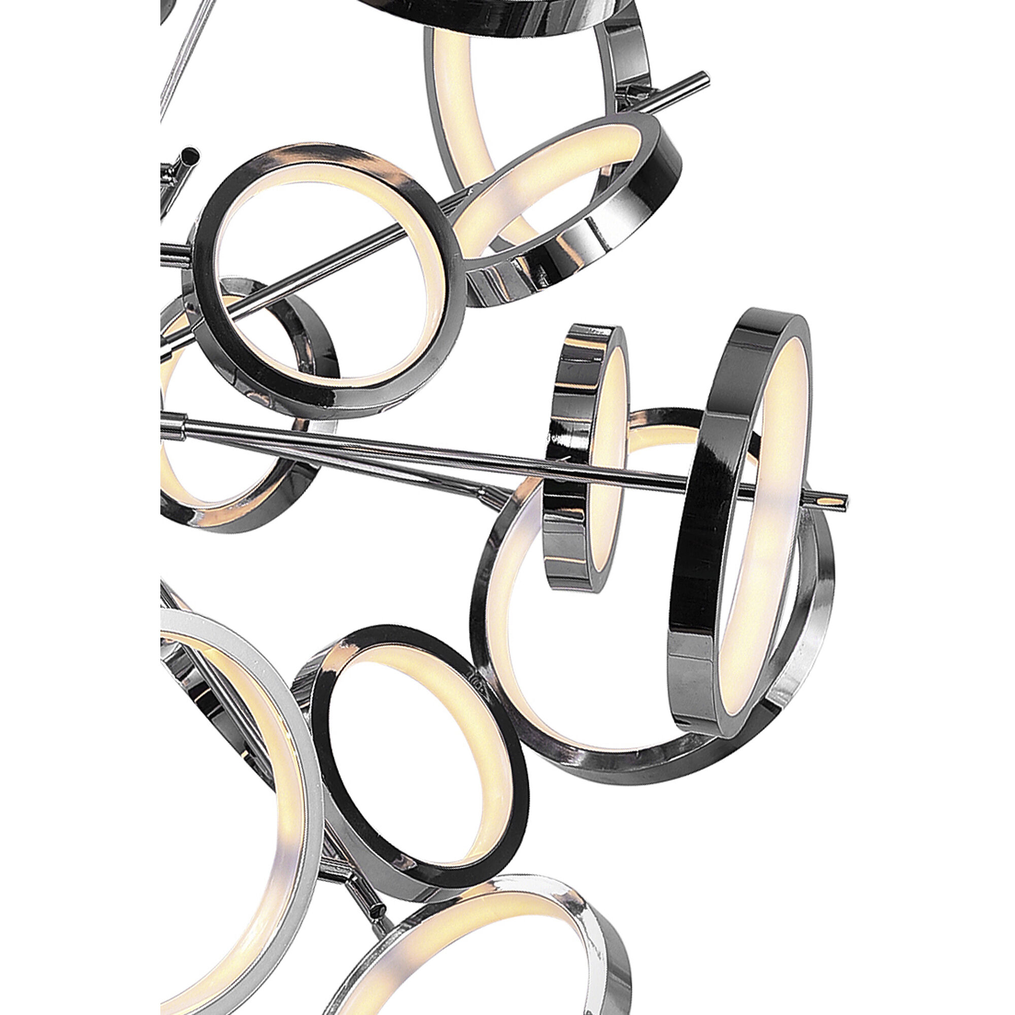 Colette LED 31 inch Chrome Chandelier Ceiling Light