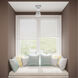 Mission 1 Light 5 inch Polished Chrome Flush Mount Ceiling Light