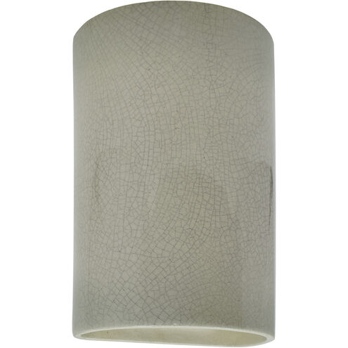 Ambiance 1 Light 5.75 inch Celadon Green Crackle Wall Sconce Wall Light in Incandescent, Small