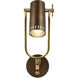 Ruehl 14 inch 9 watt Lacquered Bronze Swing Arm Wall Sconce Wall Light