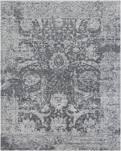 Lucknow 120 X 96 inch Charcoal Rug in 8 x 10, Rectangle