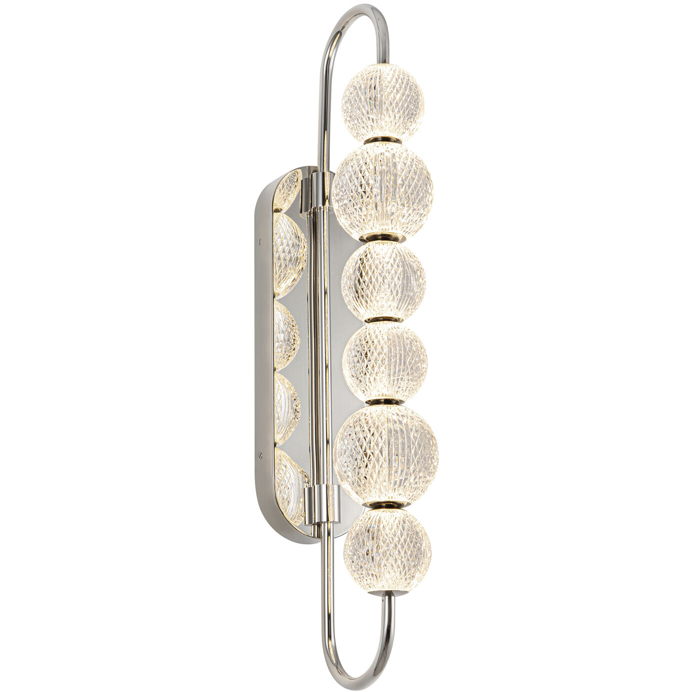 Marni Wall/Vanity Light Wall Light in Polished Nickel