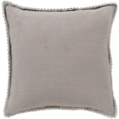 Evelyn 26 X 26 inch Grey Euro Sham