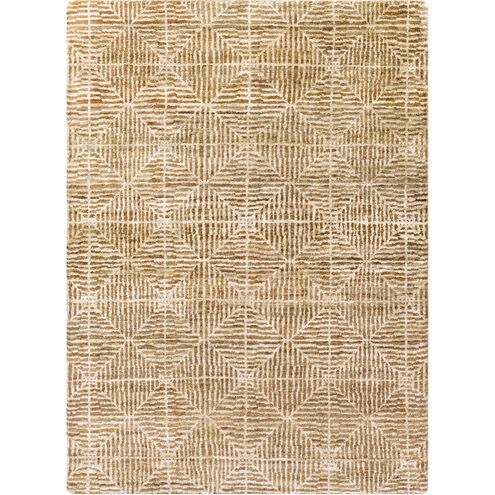 Bjorn 36 X 24 inch Dark Brown, Khaki Rug