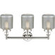 Stanton 3 Light 24 inch Polished Nickel Bath Vanity Light Wall Light