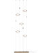 Gatsby LED 27.5 inch Modern Brass Floor-to-Ceiling Plug-in Lamp Ceiling Light
