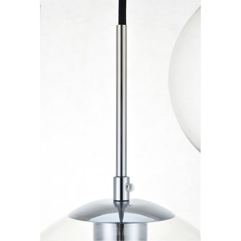 Baxter 3 Light 36 inch Chrome Pendant Ceiling Light