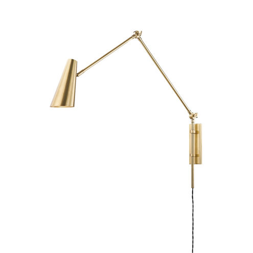 Lorne 1 Light 4 inch Aged Brass Wall Sconce Wall Light