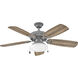 Marquis 52 inch Graphite with Driftwood Blades Ceiling Fan, Regency Series