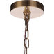 Elliot 5 Light 16.38 inch Satin Brass Pendant Ceiling Light
