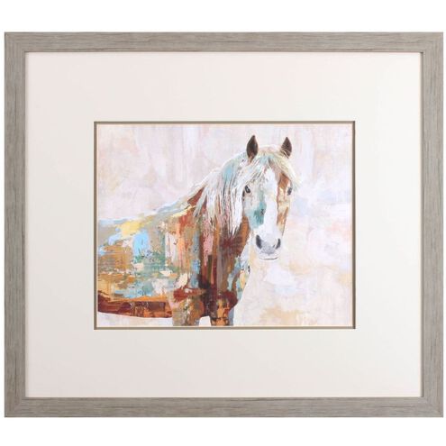 Animals Collection Brown Framed Art