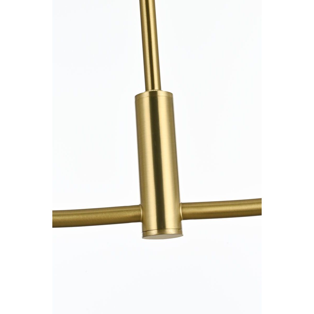 Nyomi 2 Light 42 inch Satin Gold Chandelier Ceiling Light