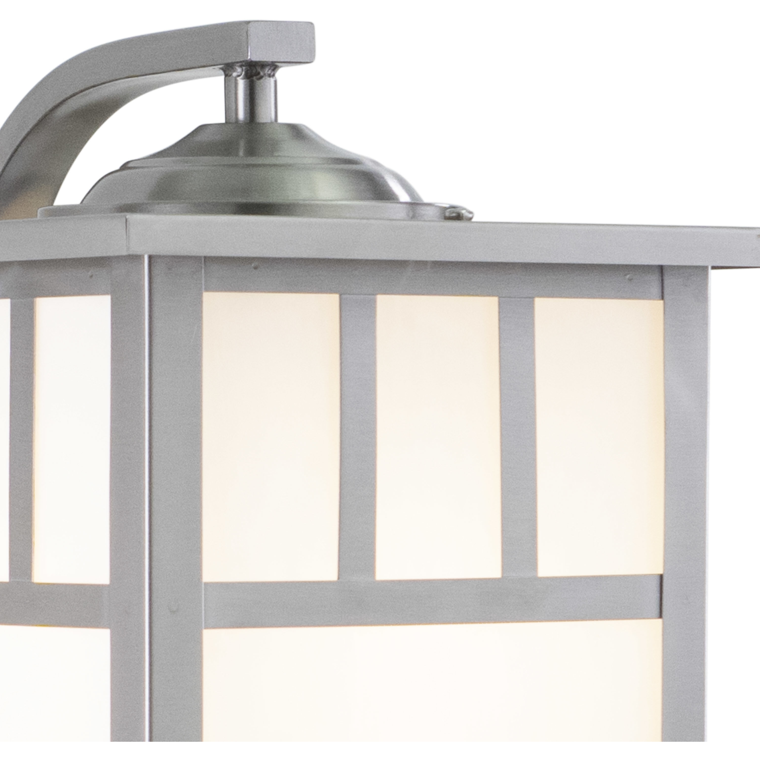 Mission LED 9.5 inch Stainless Steel Outdoor Wall