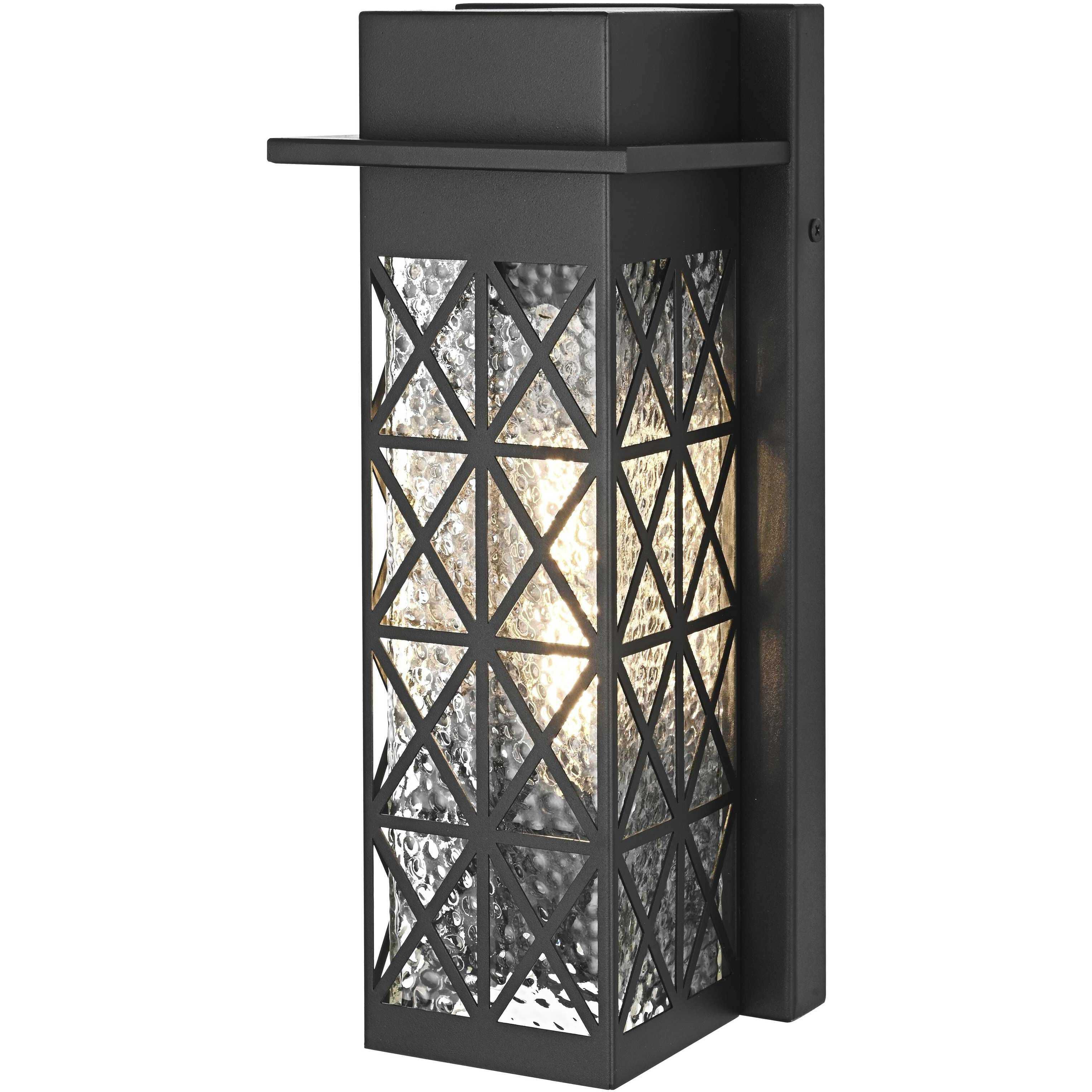 Wildey 1 Light 13 inch Black Outdoor Wall Sconce